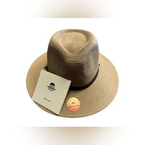 Furtalk NWT Straw Hat Khaki Size M-L